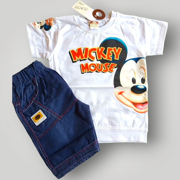 Mickey Mouse Printed - 2 Pc Suit