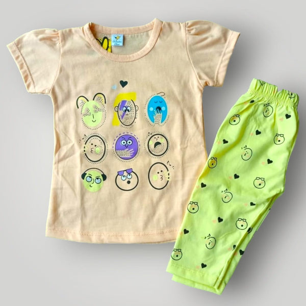 Angry Birds & Cartoons Printed - 2 Pc Suit