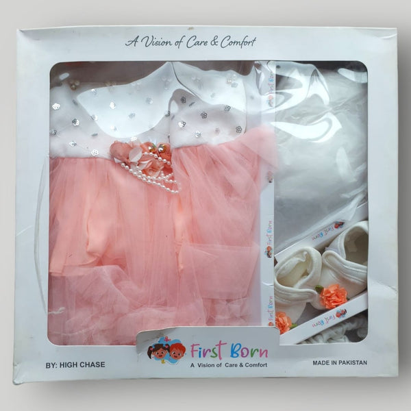Flower Stars Frock Style Gift Box Starter Set - 6 Pcs